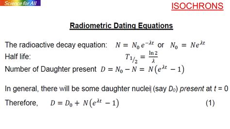 uranium lead dating equation